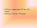 1930 год – переселили 115 тыс