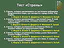 Тест «Страны»