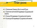 План урока: