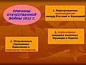 Причины отечественной войны 1812 г