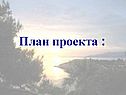 План проекта :