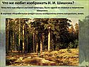 Что же любит изображать И. И. Шишкин