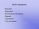 Виды портрета