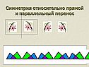 Симметрия относительно прямой и параллельный перенос