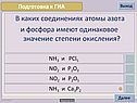 Одинаковое значение степени окисления