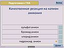 Качественная реакция на катион аммония