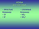 Ионы (по составу)