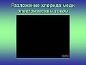 Разложение хлорида меди