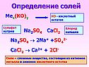 Определение солей