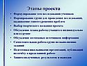 Этапы проекта