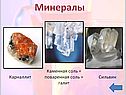Минералы