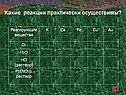 Какие реакции практически осуществимы