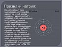 Признаки натрия