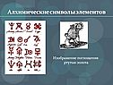 Алхимические символы элементов