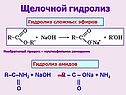 Гидролиз сложных эфиров
