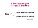 Взаимодействует со многими оксидами