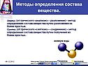 Методы определения состава вещества