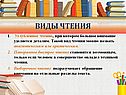 Виды чтения