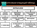 Объясните смысл следующей таблицы