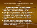 Тема природы в русской поэзии