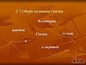 Собери название сказки