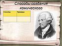 Способы создания комического