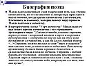 Биография поэта