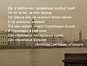 Да, я люблю его, громадный гордый град, но не за то, за что другие
