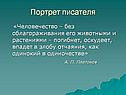 Портрет писателя