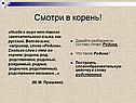Смотри в корень