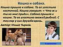 Кошка пришла к собаке