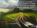 Солнце смотрит на поля