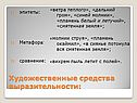 Художественные средства выразительности