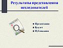 Результаты представления исследователей