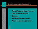 Писатель получил образование