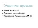 Участники проекта: