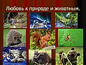 Любовь к природе и животным