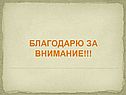 Благодарю за внимание