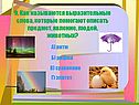 Как называются выразительные слова